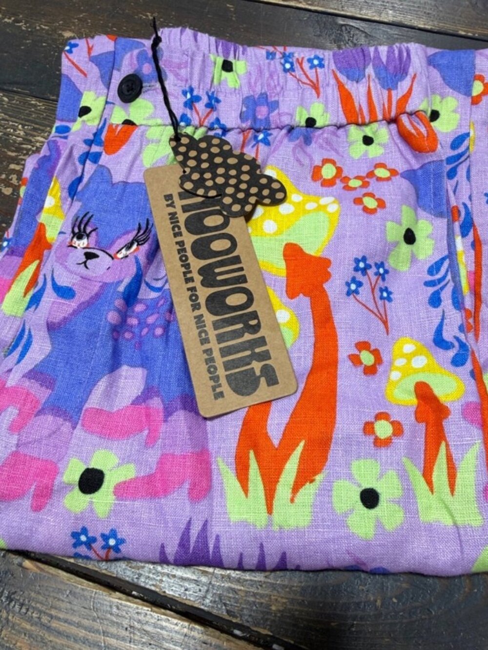 NWT Nooworks Casual Bell "Cry Baby" Pants | Size XS - Picture 3 of 7